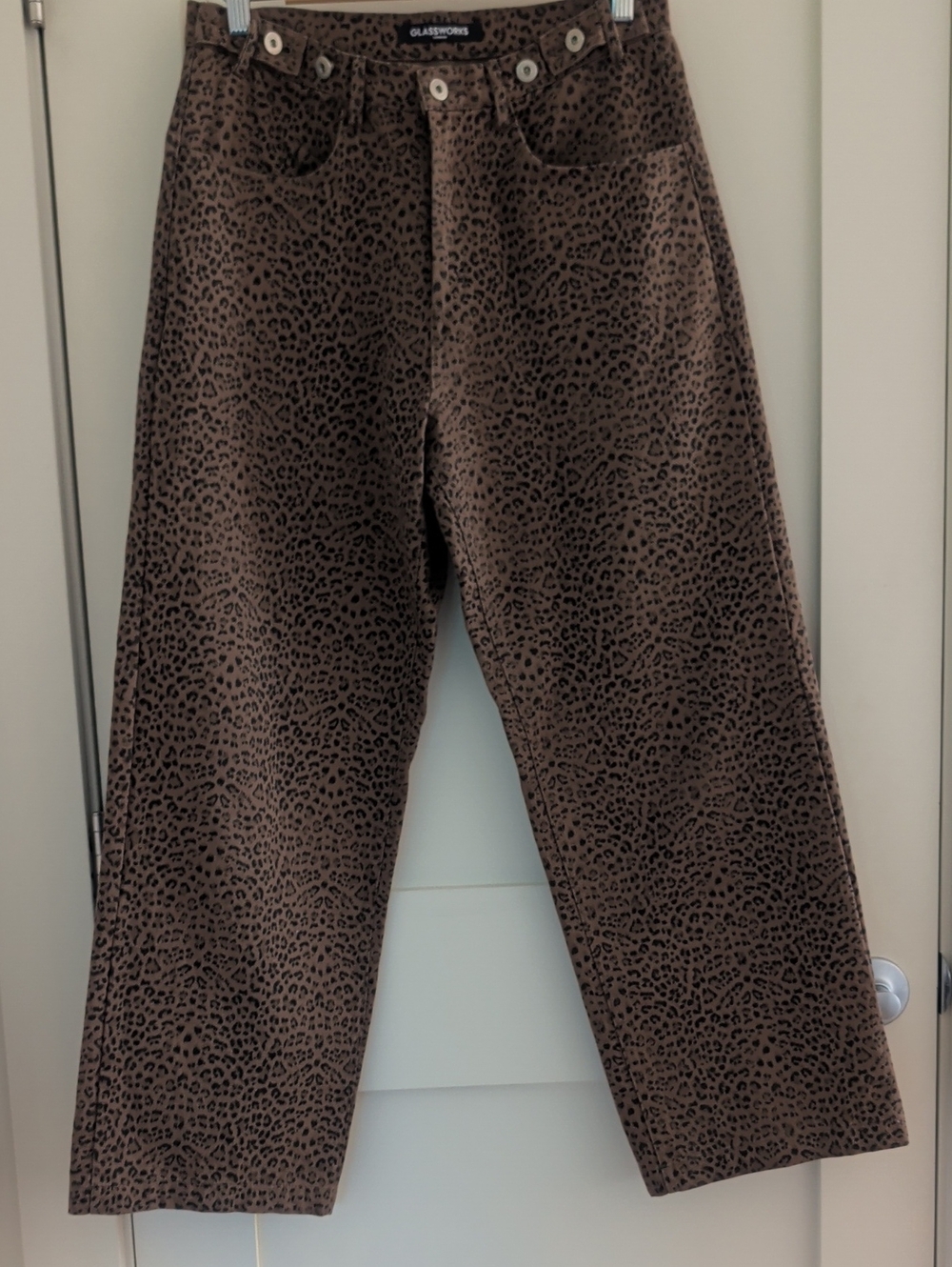 Cinch Brown Leopard Print Jeans